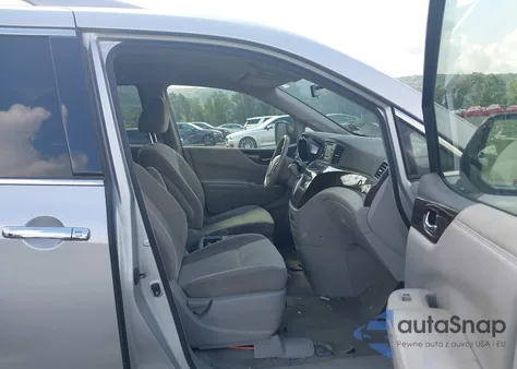 2014 Nissan Quest Sv из США, поврежденный, VIN JN8AE2KP9E9105400